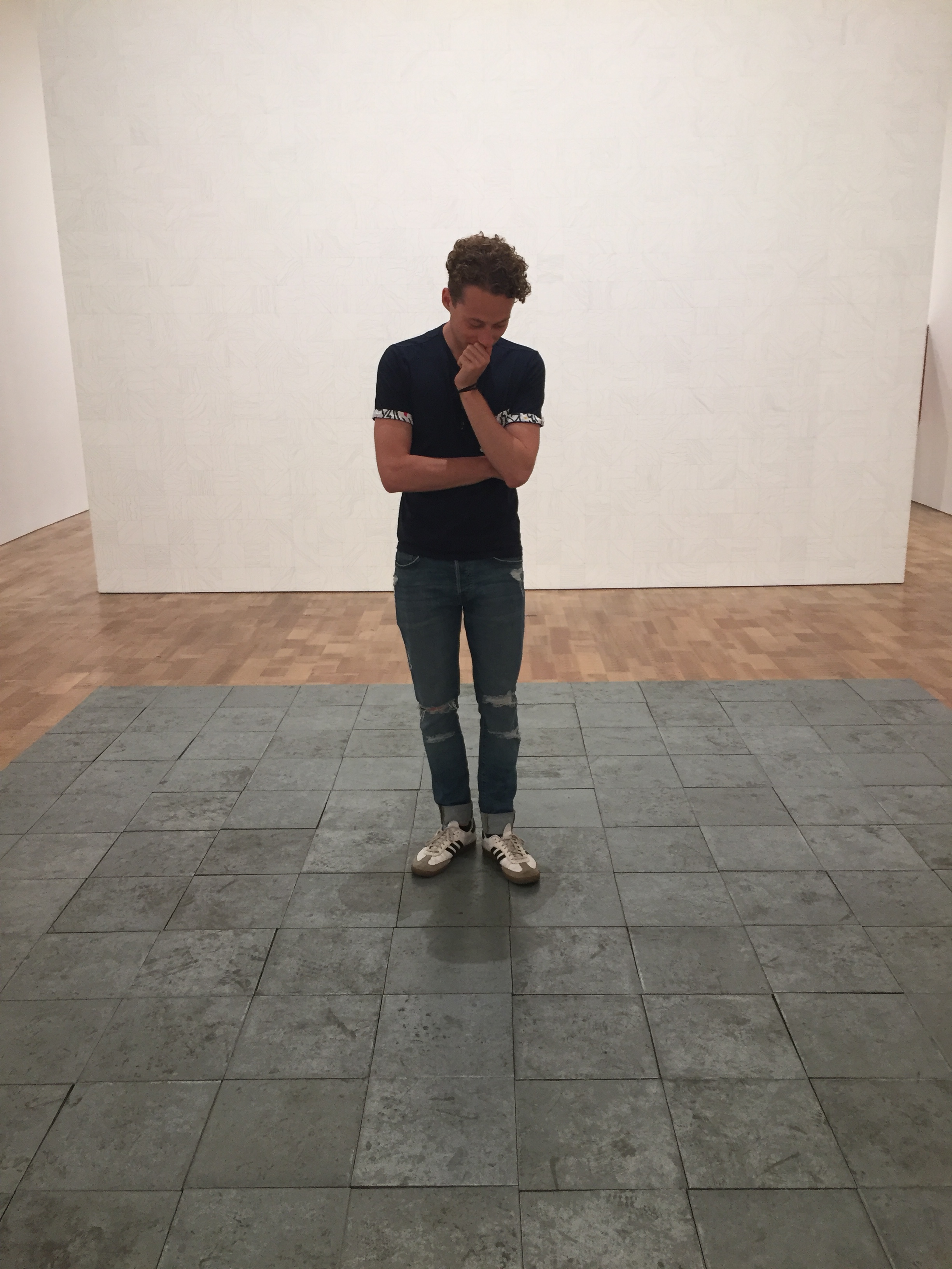 Student Michael Basiewicz visiting the Art Institute of Chicago